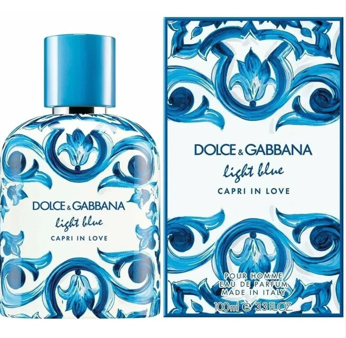 Dolce & Gabbana Light Blue Capri In Love